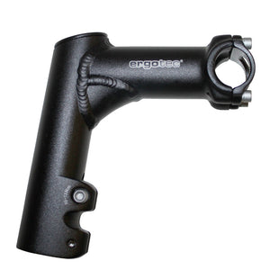 Potence trekking Ergotec Comfi rehaussée 15° alu noir 25,4 mm – 100 mm