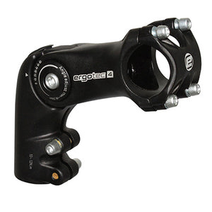 Potence trekking Ergotec Octopus réglable rehaussée alu noir – 25,4 mm 110 mm