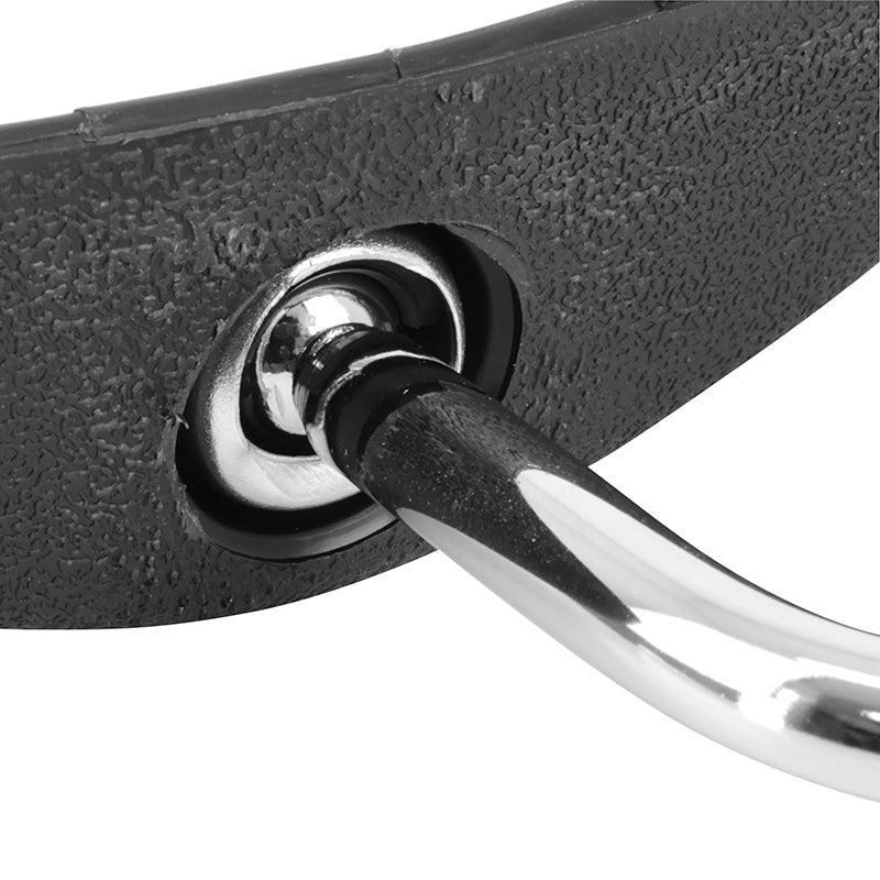 Rétroviseur rectangulaire Newton noir tige 190 mm réglable 22,2 mm – vue 3