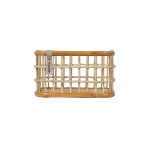 Panier avant rotin Green Life Rattan M marron BASIL