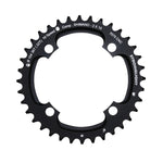 Plateau VTT Stronglight 4 branches 104 mm pour Shimano extérieur double noir 10 v ép. 5 mm – 36 dents