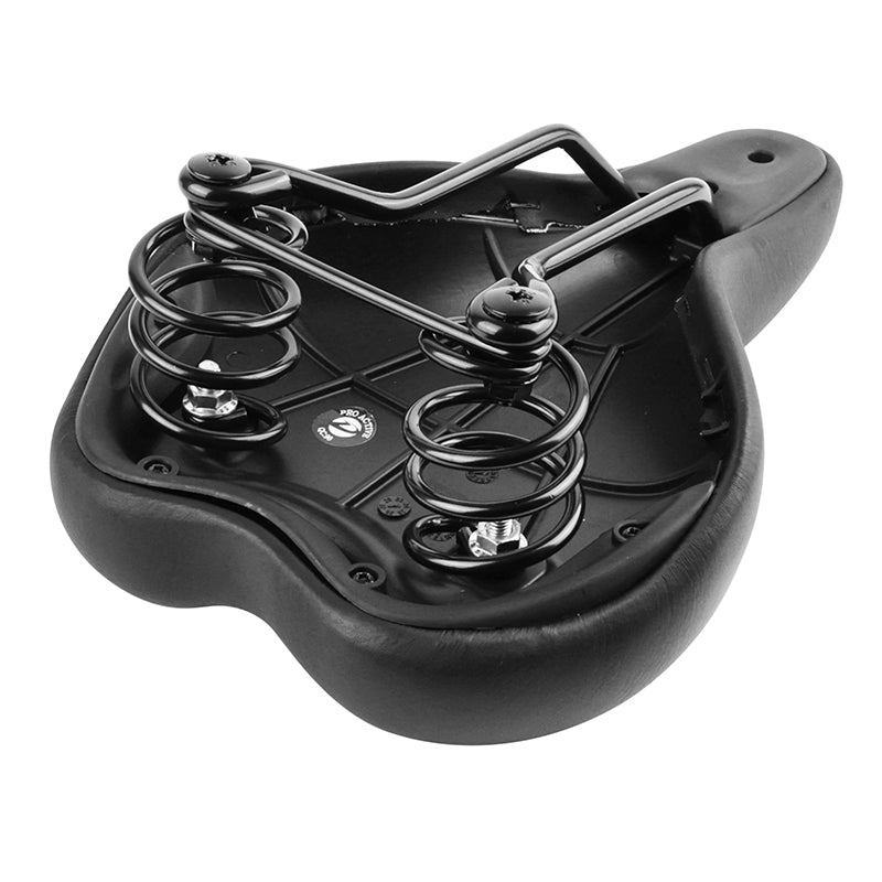 Selle city Newton Gray Line femme gel à ressorts noire 265 x 184 mm – vue 4