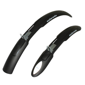 Garde-boue VTT Polisport Colorado noirs V-Brake (paire) – 20-24" – 54 mm