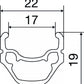 Roues Mavic Crossride UB 26 Paire
