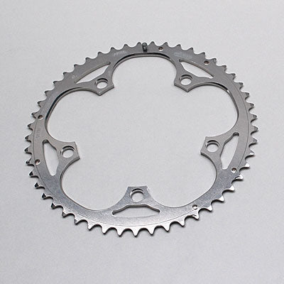 Plateau route Miche 130 mm 5 branches type Shimano 9-10 v – 46 extérieur argent