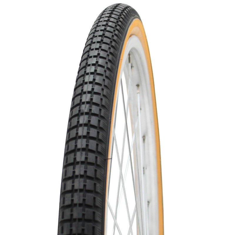 Pneu city 650 x 1/2 ballon Deli S-193 noir-brun