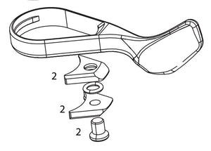 SRAM XX1 Eagle Trigger Pull Lever Kit, Right