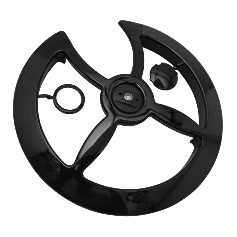 Pare-chaîne rond noir pour plateau 48 dents