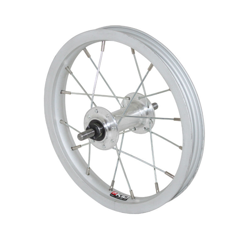Roue city 12" jante et moyeu alu axe plein – Avant