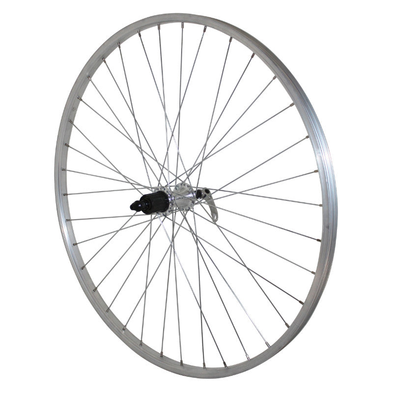 Roue arrière VTC 700 alu disque-patin Shimano QC300 Centerlock
