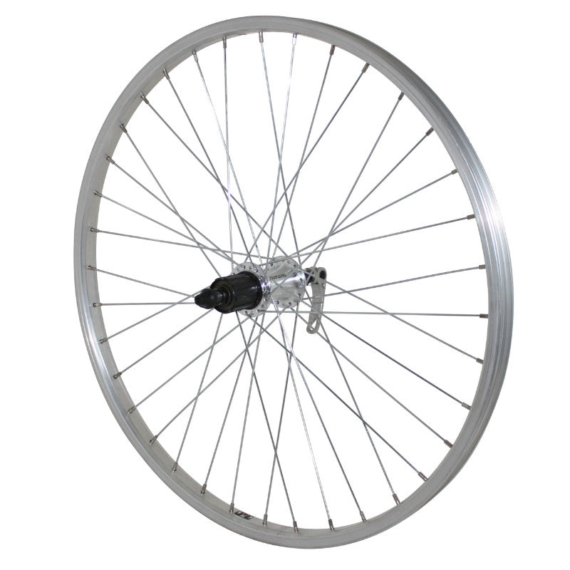 Roue arrière VTT 24" alu Shimano QC300 cassette 8-10 vitesses