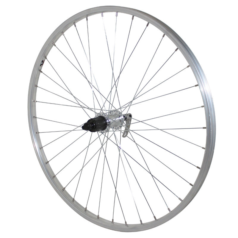 Roue arrière VTT 26" alu Shimano QC300 cassette 7-10 vitesses