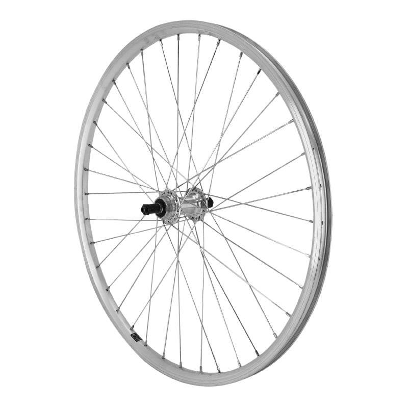 Roue arrière VTT 26" ER10 argent roue libre 6-7 vitesses