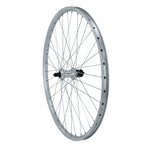 Roue arrière VTT 26" ER10 argent Shimano QC300 cassette 7-10 vitesses