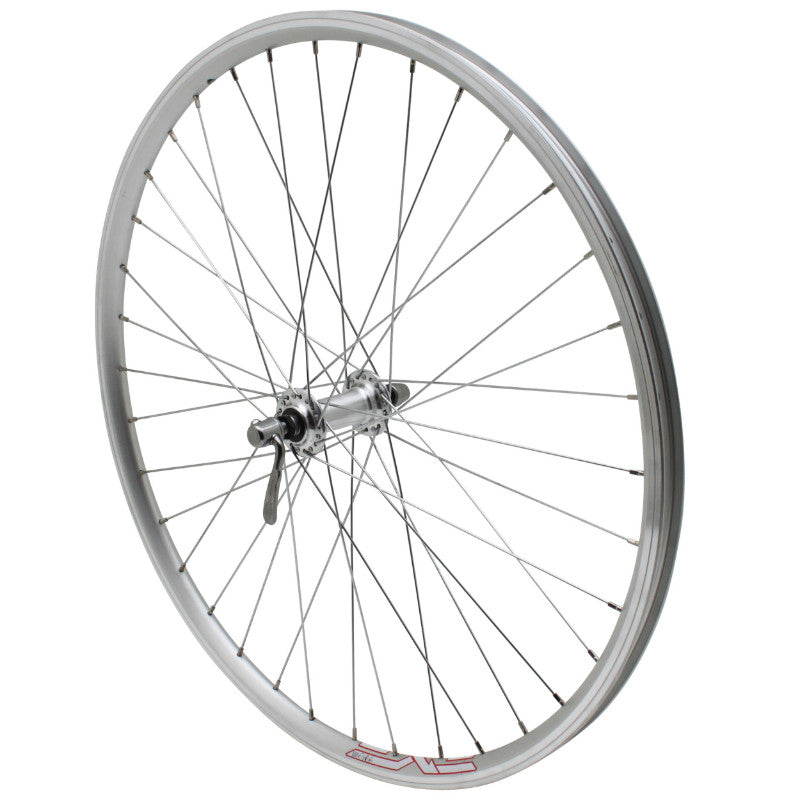 Roue avant VTT 26" ER10 argent blocage rapide