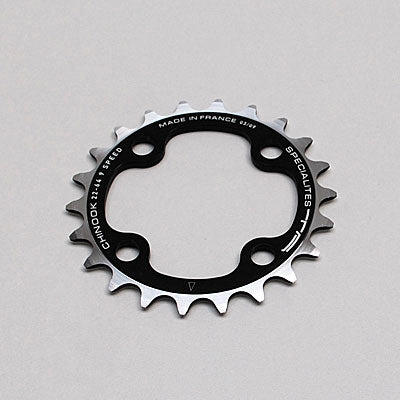 Plateau VTT TA Chinook 4 br. 64 mm pour Shimano-SRAM-FSA intérieur triple noir 9 v – 26 dents