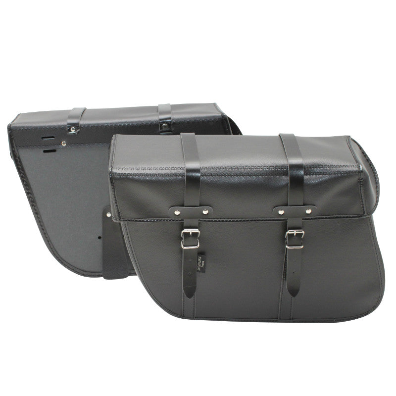 Sacoche arrière latérale Sport Fabric S202 trapèze vintage effet cuir