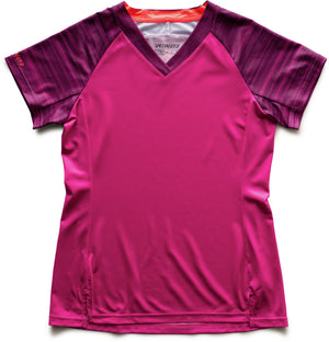 Maillot SPECIALIZED Andorra SS Femme Cstbry/Acdprp Lightspeed