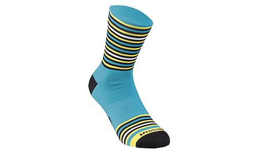 Chaussettes SPECIALIZED Full Stripe Niceblu/Blk/Yel