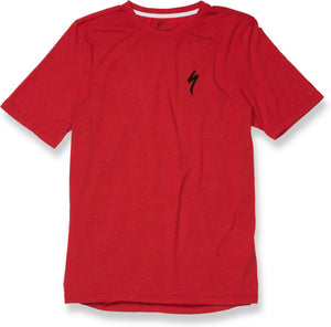 Tee-shirt SPECIALIZED Drirelease S-LOGO RED Hthr/Blk