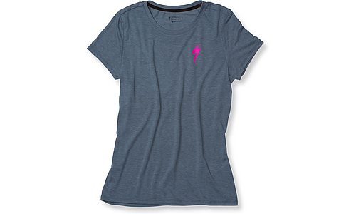 Tee-shirt SPECIALIZED Drirelease Femme S-LOGO Dstblu/Rhored