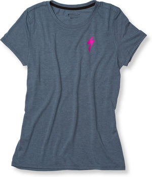 Tee-shirt SPECIALIZED Drirelease Femme S-LOGO Dstblu/Rhored