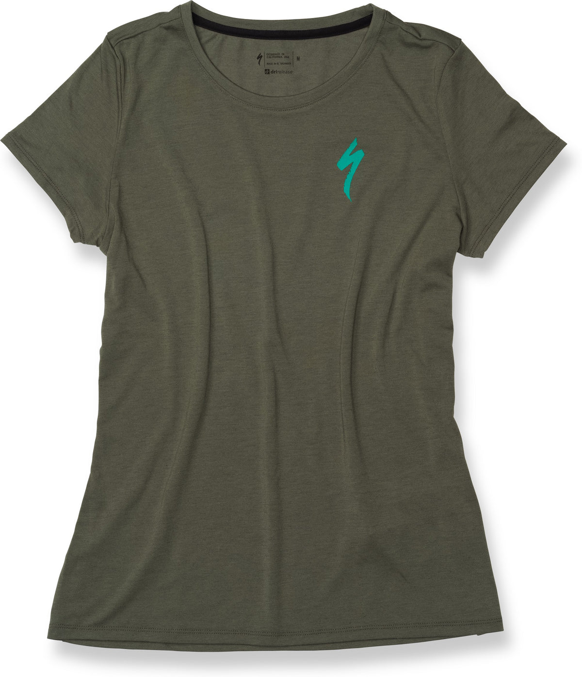 Tee-shirt SPECIALIZED Drirelease Femme S-LOGO Oakgrn/Acdmnt