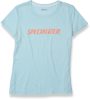 Tee-shirt SPECIALIZED Standard Femme Wordmark Bbyblu/Acdlava