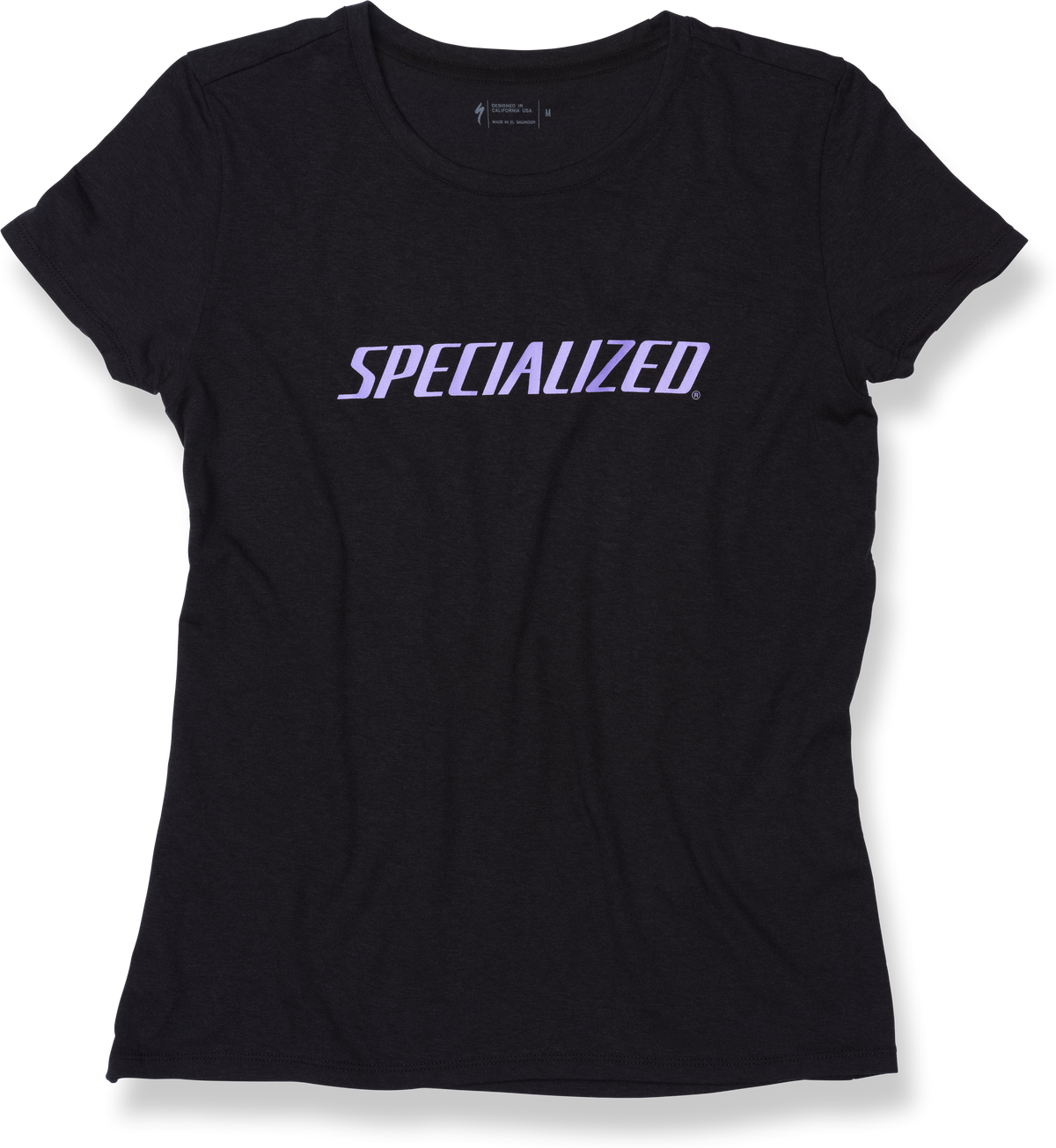 Tee-shirt SPECIALIZED Standard Femme Wordmark Blk/Pdrndgo