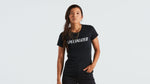 Tee-shirt SPECIALIZED Wordmark SS Femme BLK