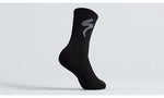 Chaussettes SPECIALIZED Merino Midweight Tall Logo BLK