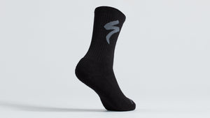 Chaussettes SPECIALIZED Merino Midweight Tall Logo BLK