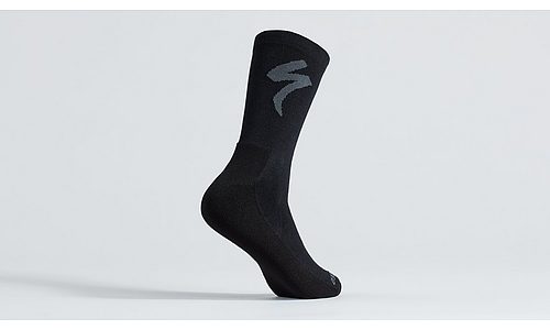 Chaussettes SPECIALIZED Primaloft Lightweight Tall Logo BLK