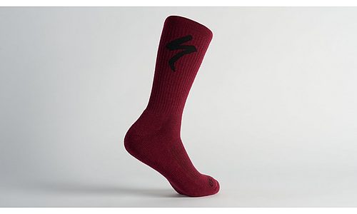Chaussettes SPECIALIZED Merino Midweight Tall Logo MRN
