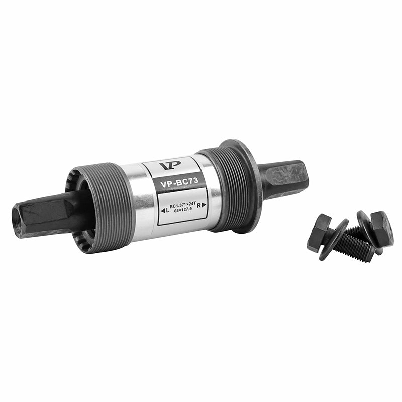Boîtier de pédalier Newton carré alu à roulements BSA 68 mm – 127 mm