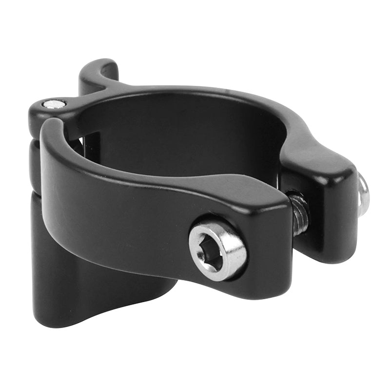 Collier de dérailleur avant Newton alu noir Ø 28,6 mm