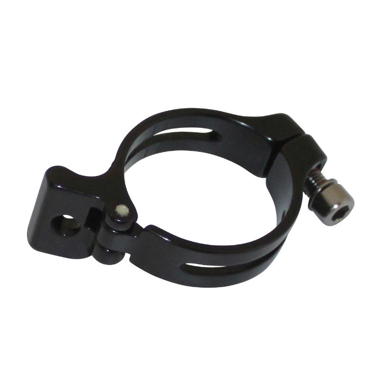 Collier de dérailleur avant P2R alu noir 34,9 mm