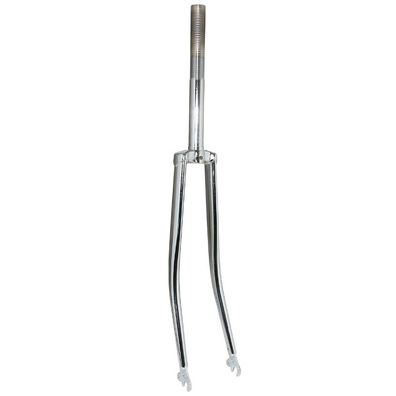 Fourche city 700C rigide acier chromé pivot fileté 1"