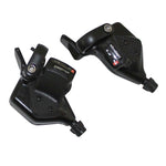 Manettes VTT P2R Rapid 9 vitesses avec poignées compatibles Shimano (paire)