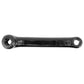 Manivelle gauche Newton acier plastifié noir 170 mm – vue 2