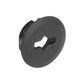 Manivelle gauche Newton acier plastifié noir 170 mm – vue 3