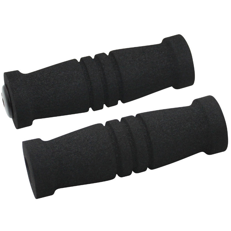 Poignées city mousse noires 130 mm (paire)