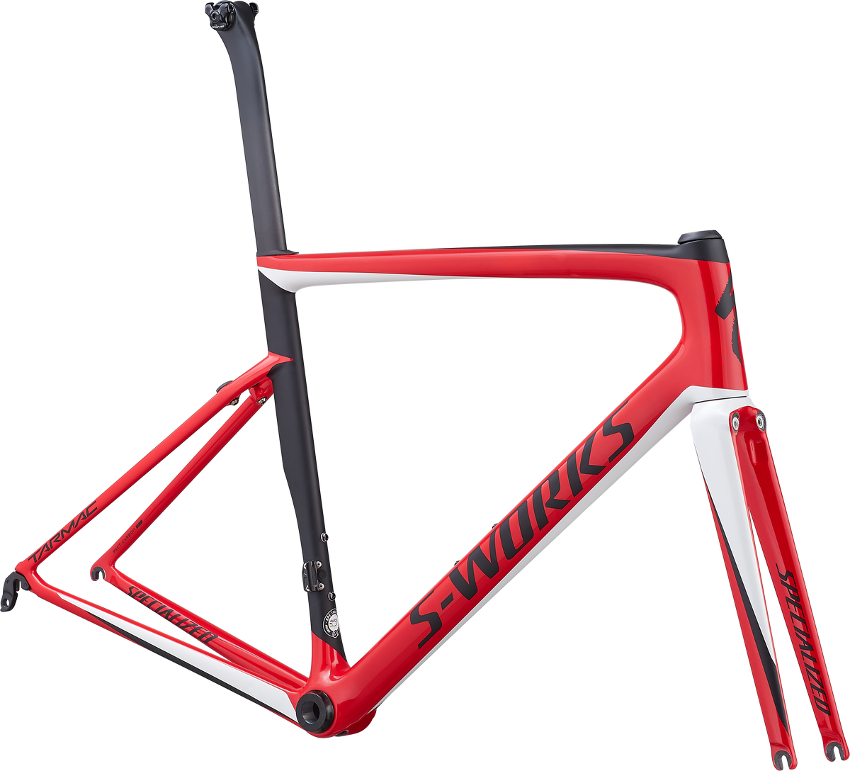 Kit cadre SPECIALIZED Tarmac SL6 S-Works Flored/Metwhtsil/Blk
