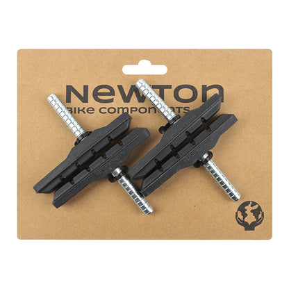 Porte-patins VTT à tige déportés Newton 72 mm noirs (2 paires)