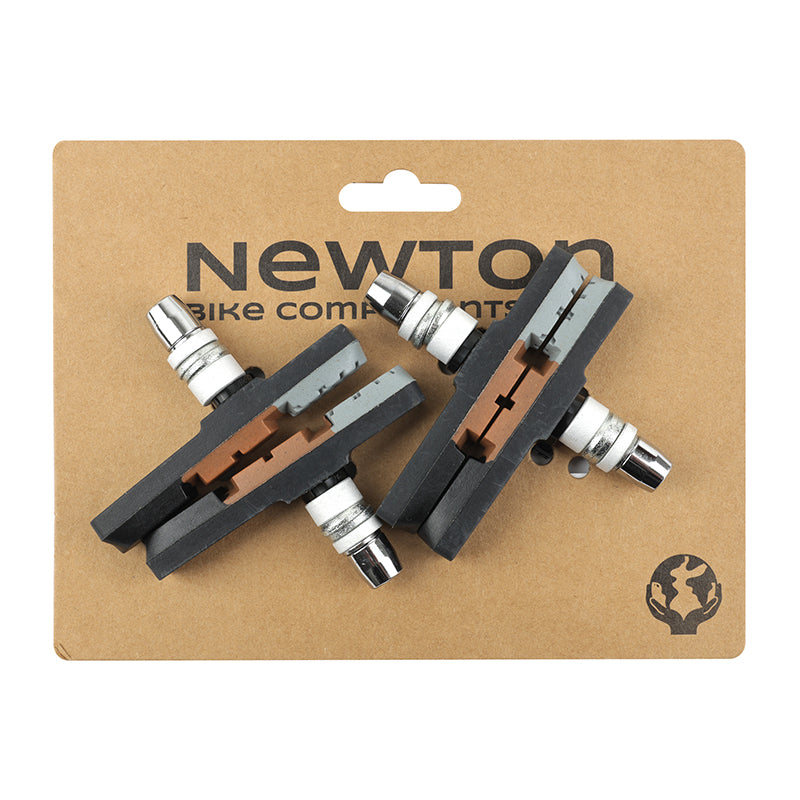 Porte-patins V-Brake déportés Newton 72 mm orange-gris-noir (2 paires) – vue 2