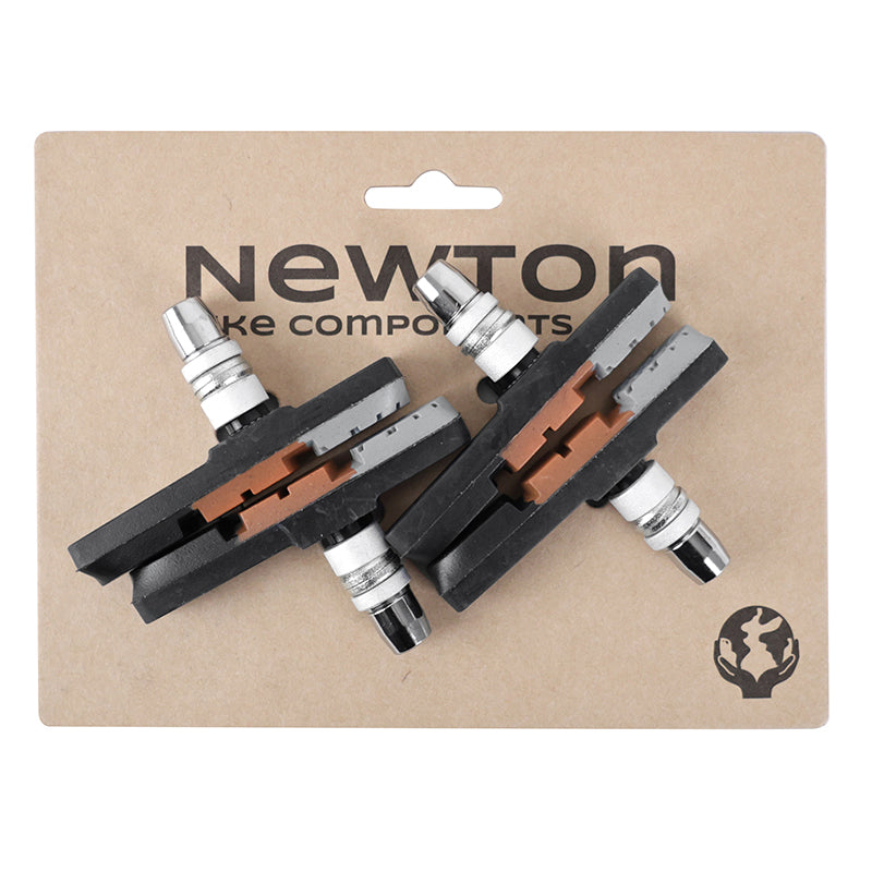 Porte-patins V-Brake déportés Newton 72 mm orange-gris-noir (2 paires) – vue 3