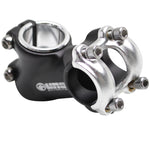 Potence Uno alu noir capot argent relevée 35° 25,4 mm – 60 mm pivot 1"
