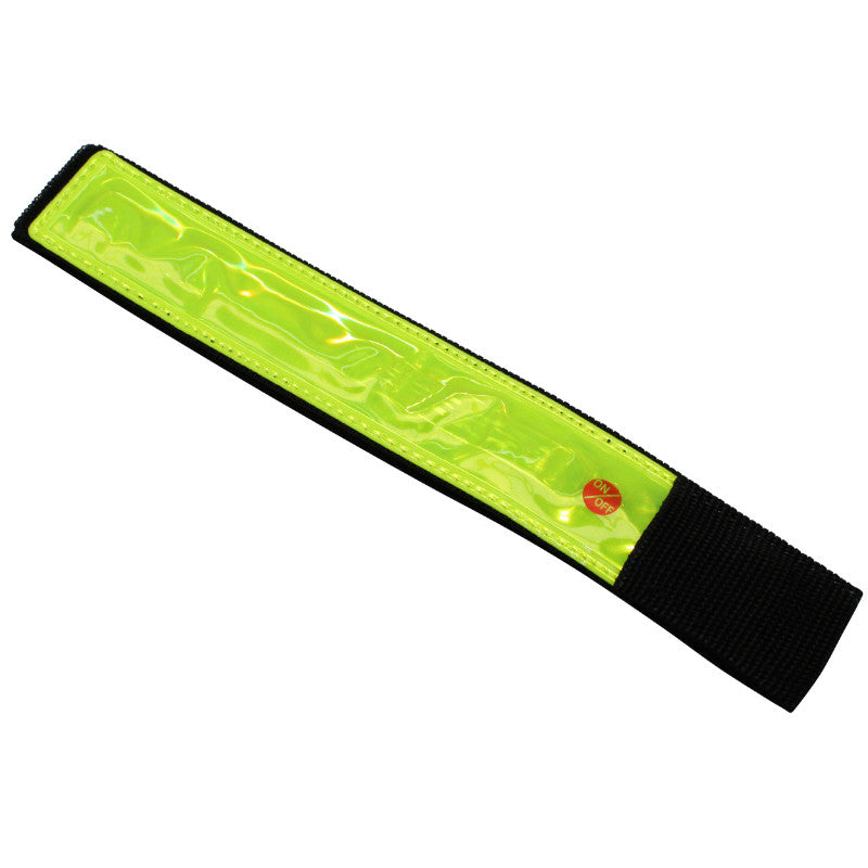 Brassard de sécurité réfléchissant P2R jaune avec LED