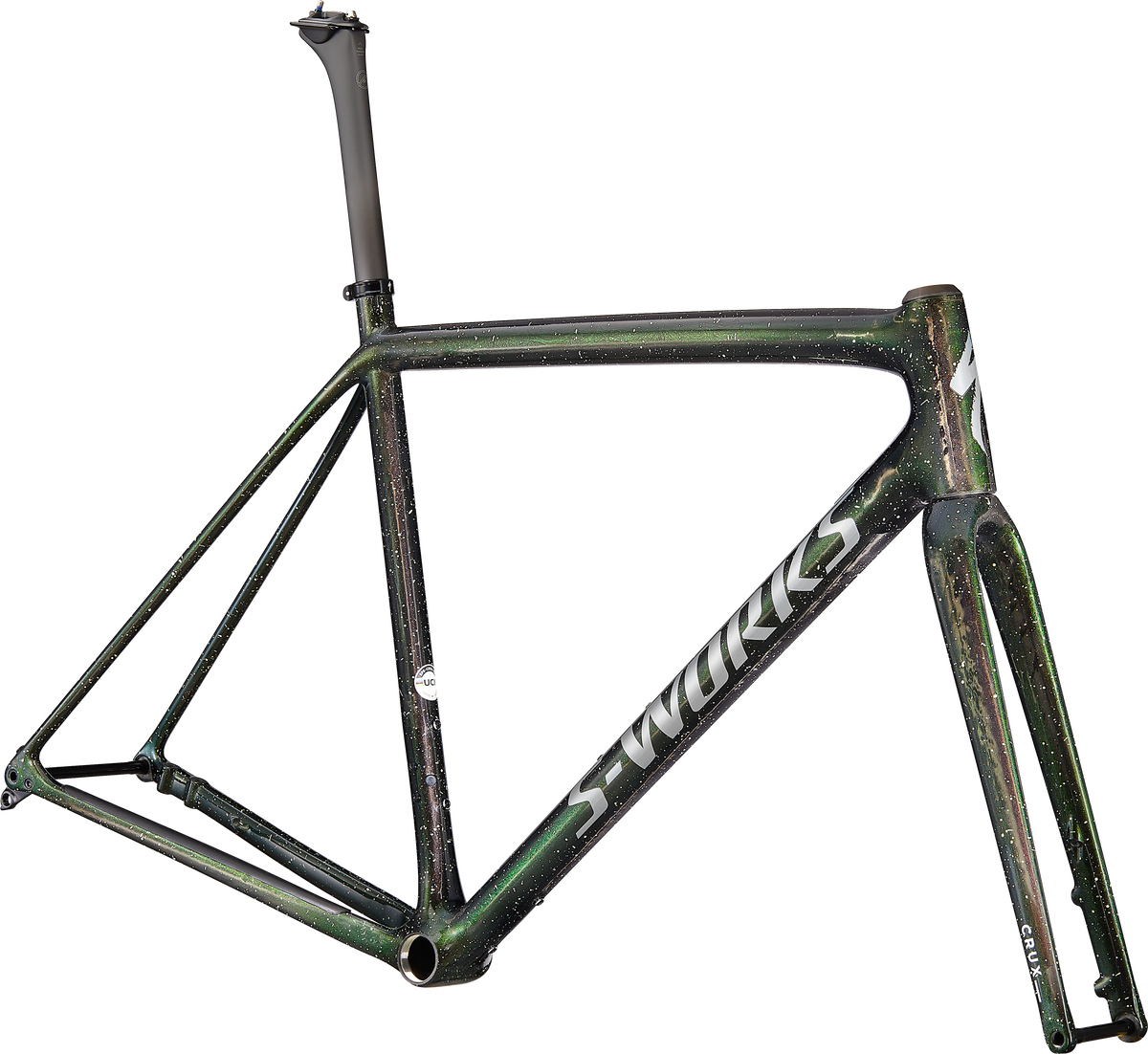 Kit cadre SPECIALIZED Crux S-Works Carb/Cmlnsilgrn/Lmstn