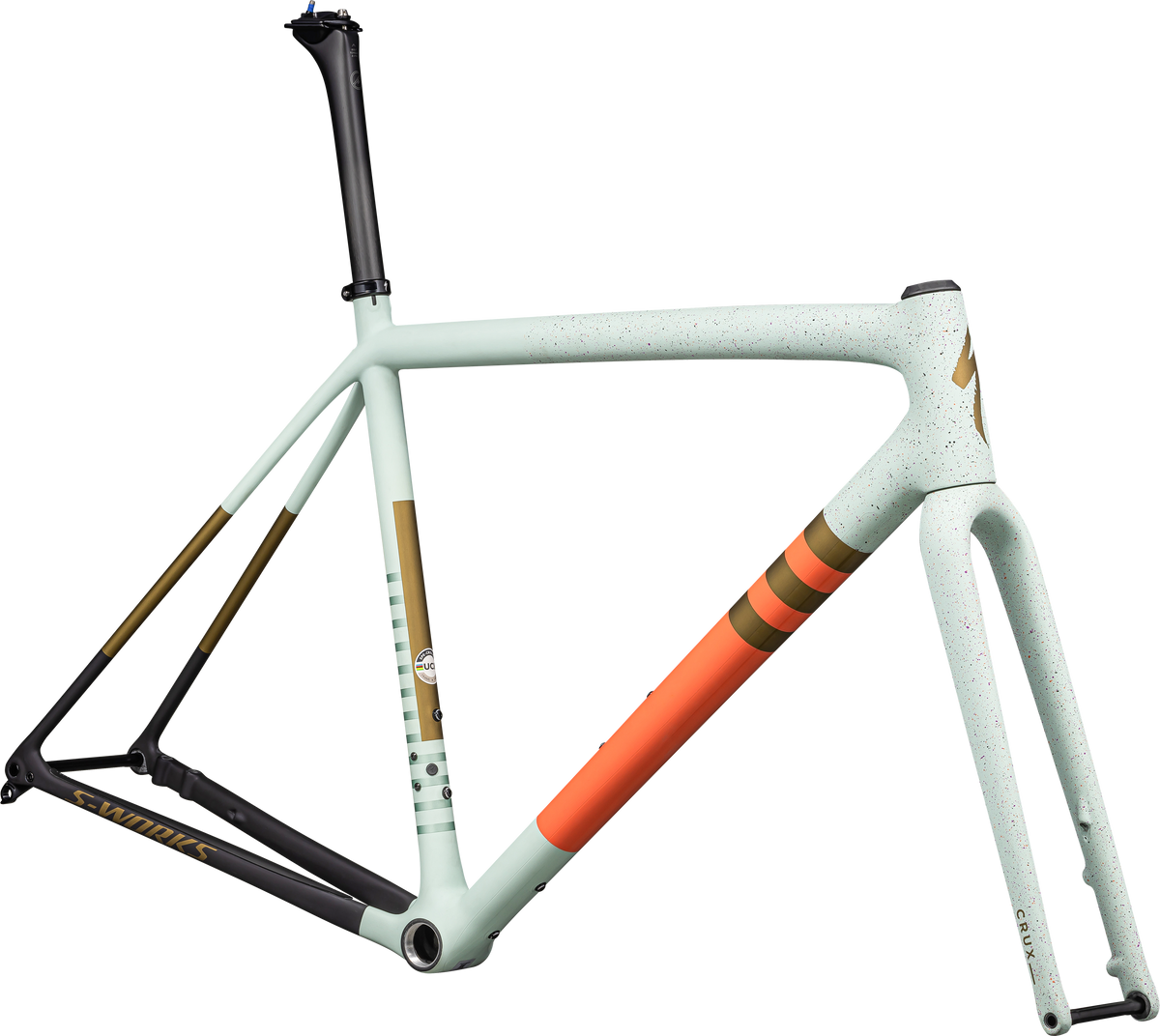 Kit cadre SPECIALIZED Crux S-Works Whtsge/Cctsblm/Mnshdw